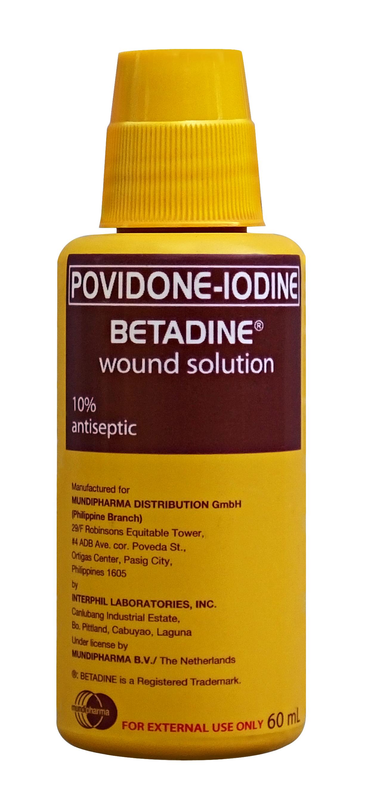 Betadine for store wounds